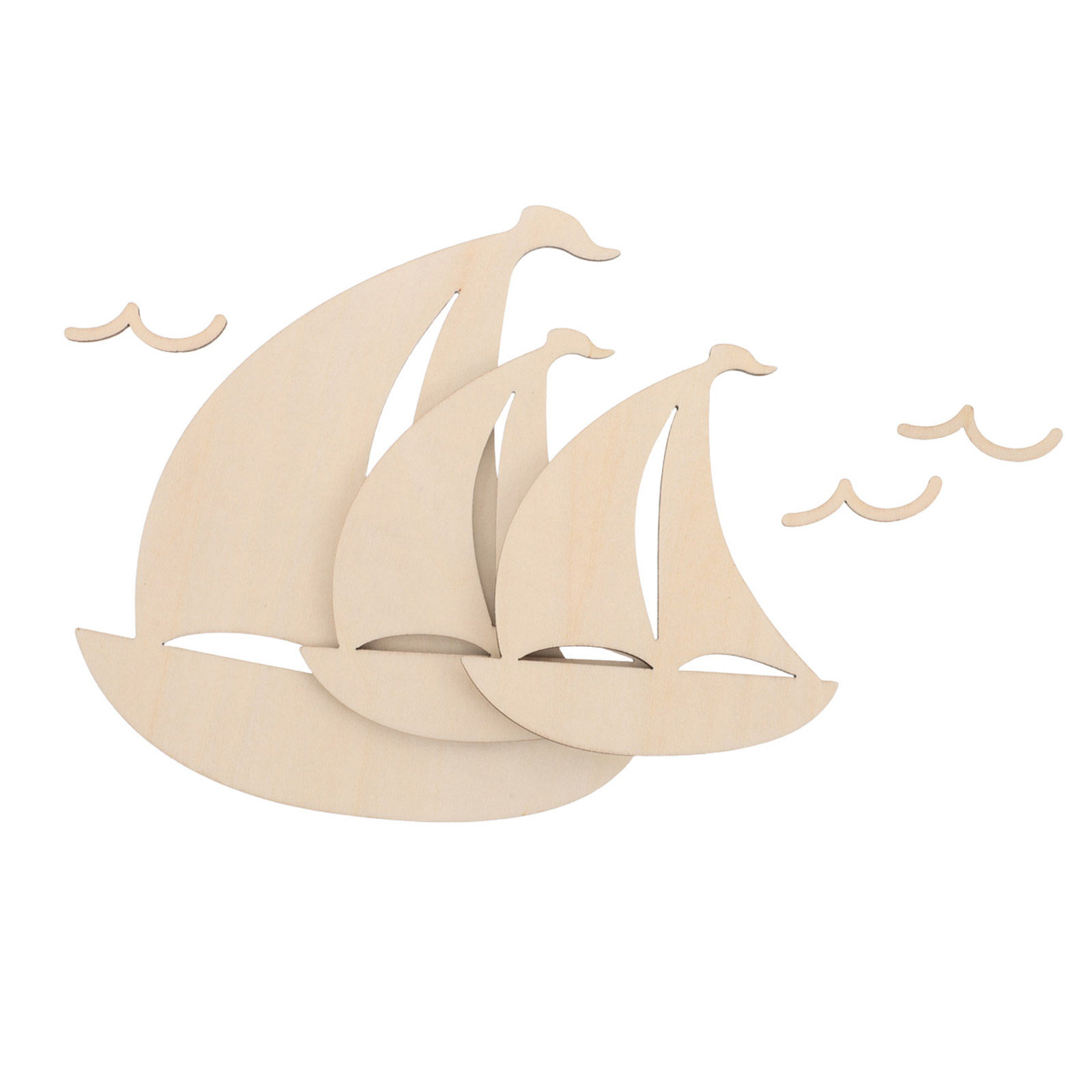 6 pezzi di decorazioni in legn - Art And Craft For Nursery recensione e prezzo