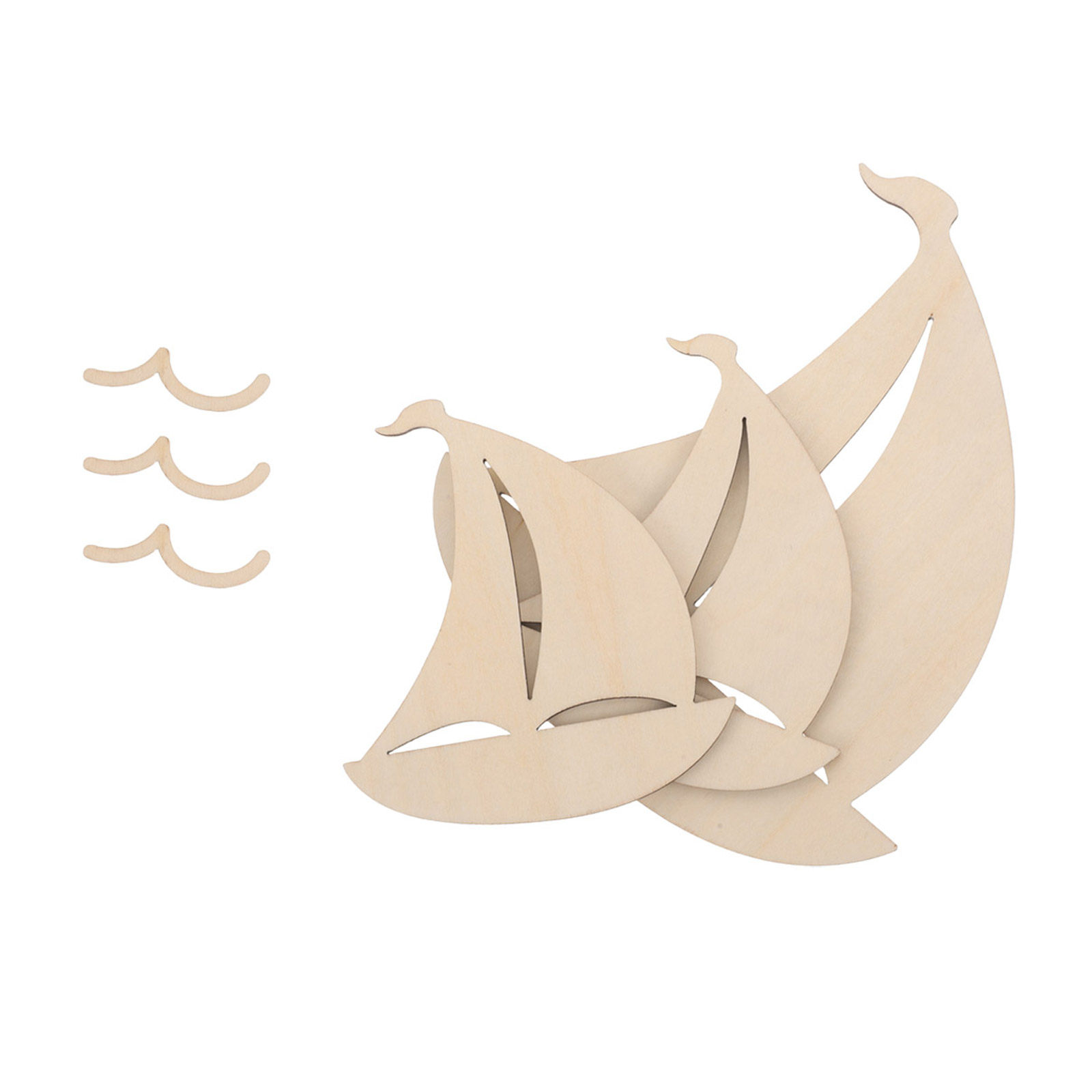 6 pezzi di decorazioni in legn - Art And Craft For Nursery recensione e prezzo