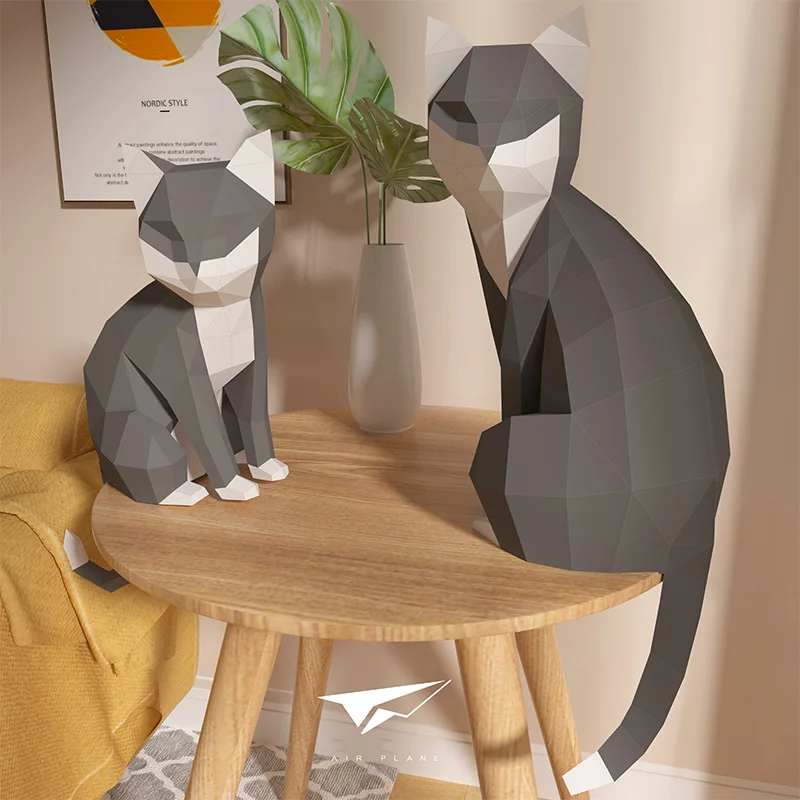 1 paio Amanti Gatto Animale De - Art Craft Cardboard recensione e prezzo