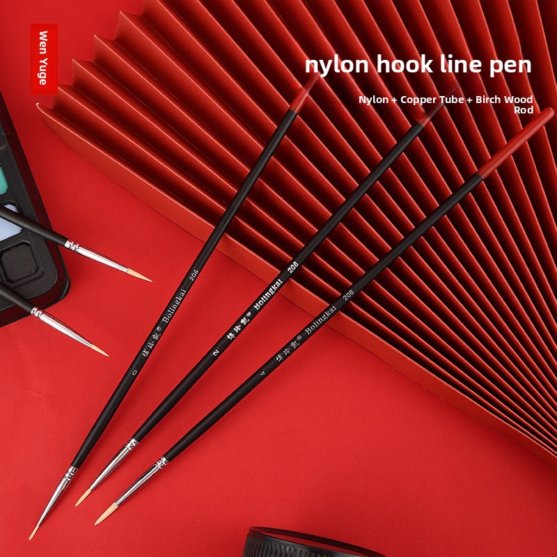 Pennello con manico in nylon,  - Gouache Paint Set recensione e prezzo